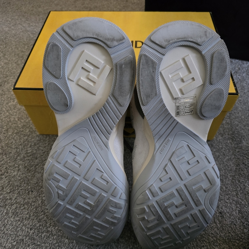 Fendi Grey FFluid Low-Top Sneakers - Picture 5 of 8